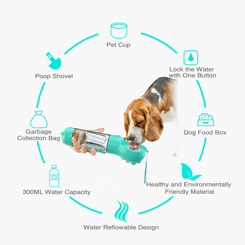 Pawfect 3-in-1 Pet Hydration Bottle