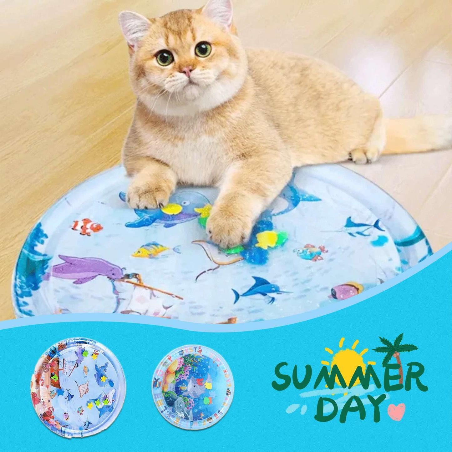 Water Bed For Your Furry Friends. Great For The Summer To Stay Cool